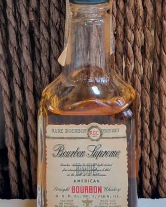 Bourbon Supreme 86 Proof Mignon Vintage USA