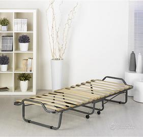 Brandina pieghevole con materasso ortopedico.