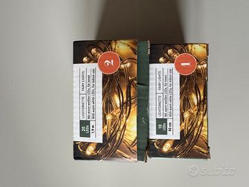 Due fili di luci decorative LED