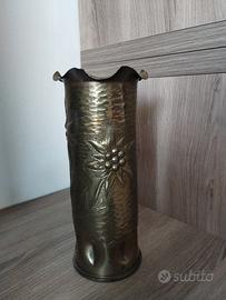 Raro Vaso "Trench Art" della Prima Guerra Mondiale