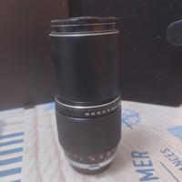 Olympus obbiettivo Zuiko 1:4 f=200mm + filt