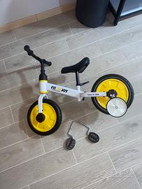 Bici con rotteline smontabili e pedali