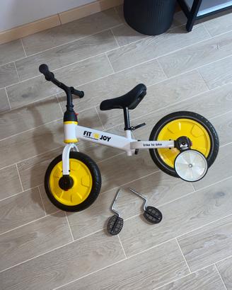 Bici con rotteline smontabili e pedali