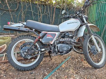 honda 250 xls scrambler enduro vintage 1982