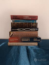 Lotto 7 libri vintage vari autori romanzi saggi 