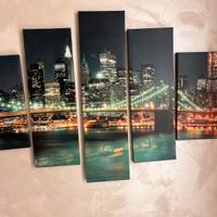 Quadro multiplo new york notte