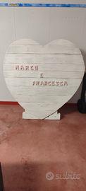 Tableau mariage  cuore