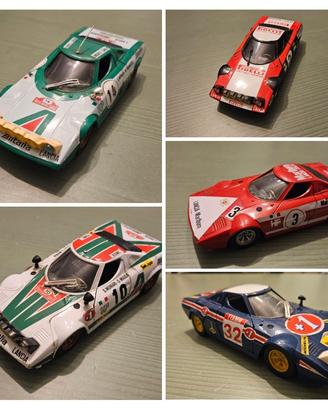 Lotto di 5 Lancia Stratos 1:24