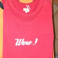 Calvin Klein taglia L felpa rossa