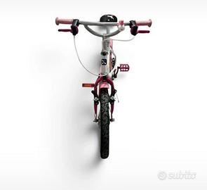 Bicicletta per bambina B'TWIN bianca e ro