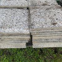 Piastrelle da giardino ghiaia e cemento 40x40