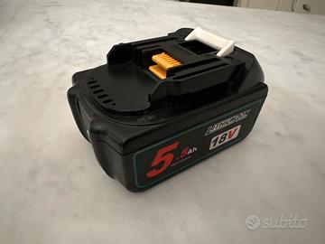 Batteria makita 18v 5.5ah compatibile danneggita