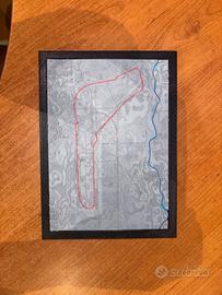 QUADRO CIRCUITO DI MONZA – Stampa 3D in rilievo