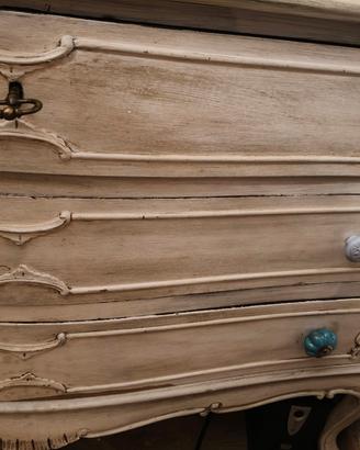 Scrittoio vintage stile shabby chic 