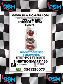 STOP POSTERIORE SINISTRO SMART 450