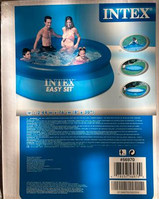 INTEX Piscina Easy Set 244 con accessori completi