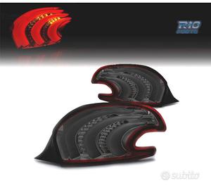 FANALI PER PEUGEOT 208 12-15 LIGHT BAR ROSSO FUMÉ