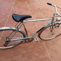 bicicletta bottecchia d'epoca colore argento