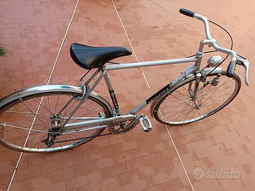 bicicletta bottecchia d'epoca colore argento