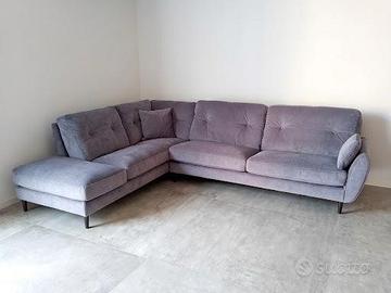 Divano angolare poltrone e sofà+ seconda fodera 