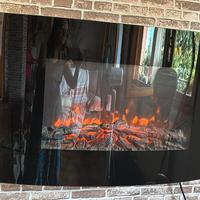 camino elettrico con fiamma finta