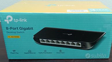 TP-Link Switch 8 Porte Gigabit, 10/100/1000 Mbps