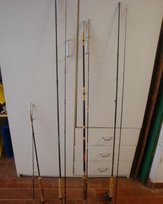 4 canne pesca amosca