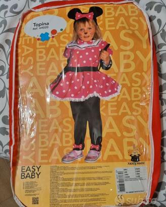 Vestito carnevale Minni 2 anni