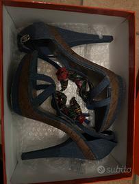 Sandali n.38 jean blue