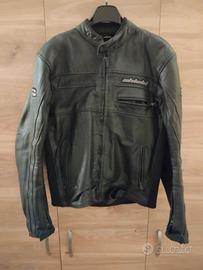 giubbotto moto in pelle