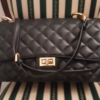 borsa CTM in pelle (modello simile a chanel 2.55)