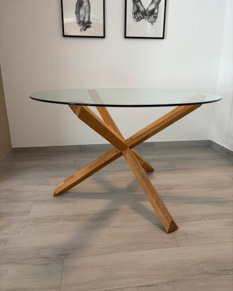 Tavolo rotondo vetro - Agerby Jysk - Ø119 x H75 cm
