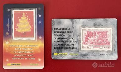 Tessere Filateliche Italia 2006 Santo Natale