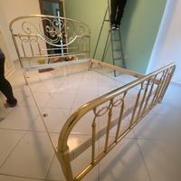 Struttura letto ottone Lipparini