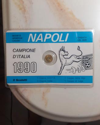 Tessera commemorativa SSC Napoli