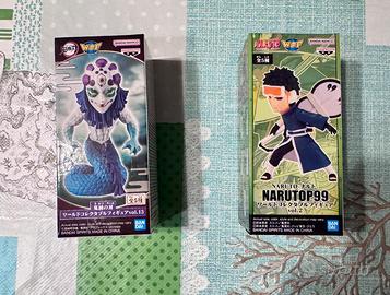 Demon Slayer e Naruto Bandai banpresto wfc