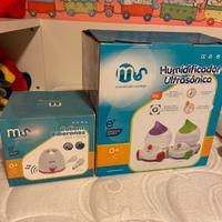 Umidificatore agli ioni e scalda biberon