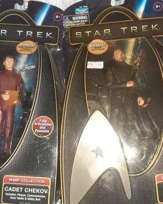 set Action figure scifi Star Trek warp Chekov,Nero