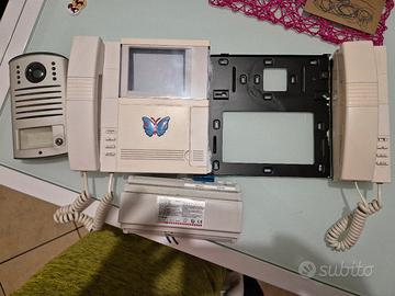videocitofono bticino 334002 e 334102 completo 