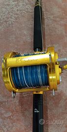 Canna e mulinello Gladiator 80 lb Nuovi!!