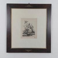 Stampa ad acquaforte Antoine Aveline (1691-1743)