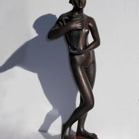 Vincenzo Gemito - scultura con marchio di fonderia