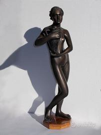 Vincenzo Gemito - scultura con marchio di fonderia