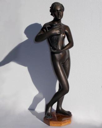 Vincenzo Gemito - scultura con marchio di fonderia