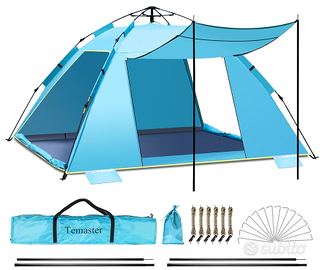 Tenda da Spiaggia Apertura Istantanea 4-5 Persone