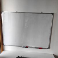 Lavagna magnetica cancellabile grande e accessori