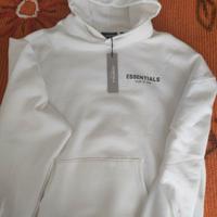 FELPA CAPPUCCIO BIANCA UOMO/RAZAZZO/RAGAZZA/DONNA