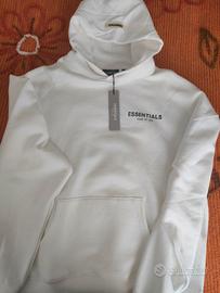 FELPA CAPPUCCIO BIANCA UOMO/RAZAZZO/RAGAZZA/DONNA