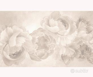 Carta da parati disegno murale Peonie