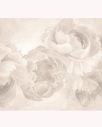 Carta da parati disegno murale Peonie
